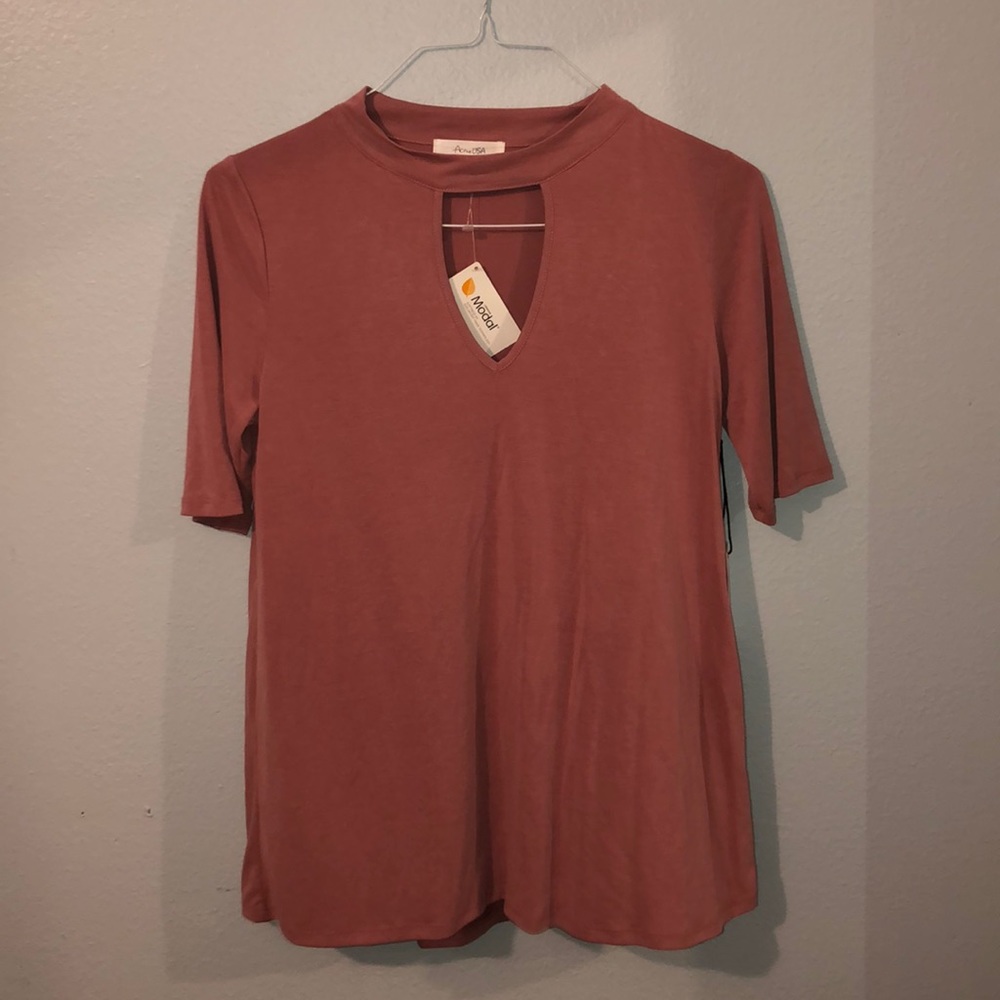 V-neck top